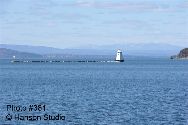 Burlington, VT - Lake Champlain, Waterfront and North Light